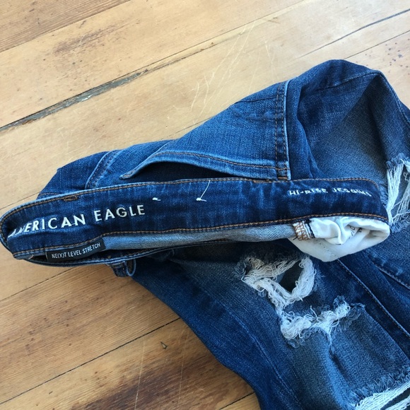 American Eagle Super Hi Rise Jegging Next Level Stretch Jeans Sz 2 Short - Picture 3 of 9